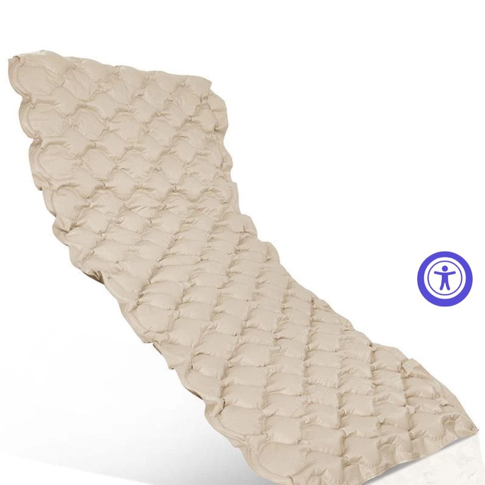 Beige Inflatable Mattress Pad